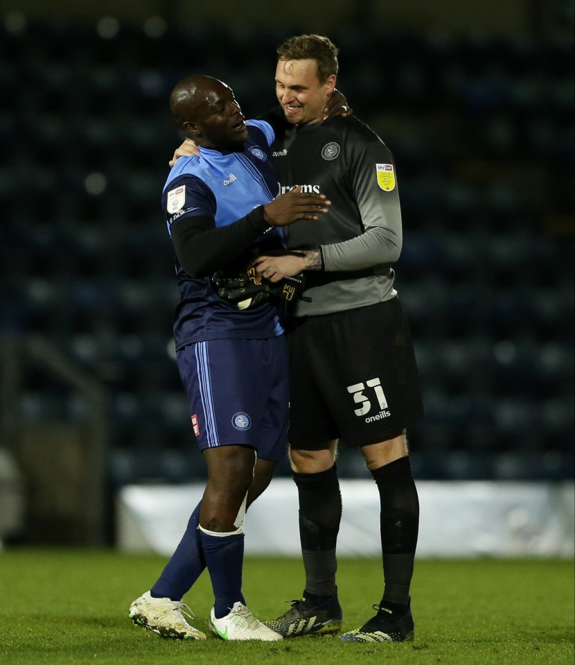 Akinfenwa scored the winner in a crucial victory over Bristol City last night