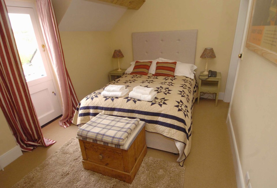 One of the guest bedrooms in the stunning £1.2 million Welsh home