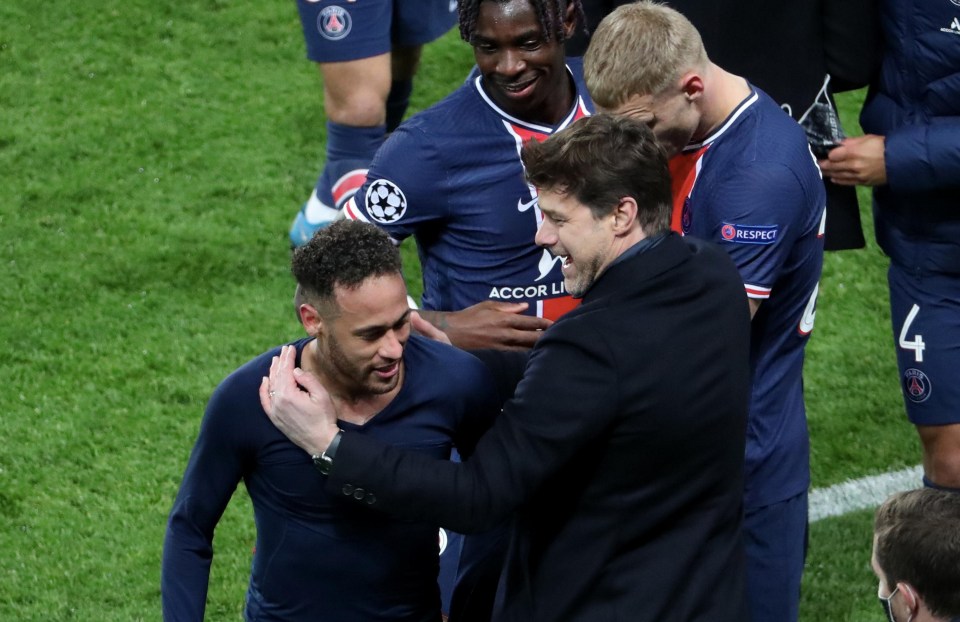 Neymar, 29, has built a good relationship with new boss Mauricio Pochettino