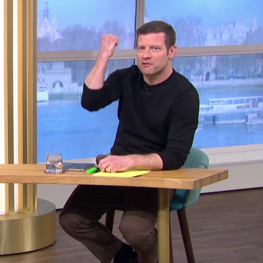 This Morning's Dermot O'Leary pumped his fist at the prospect of the cash boost