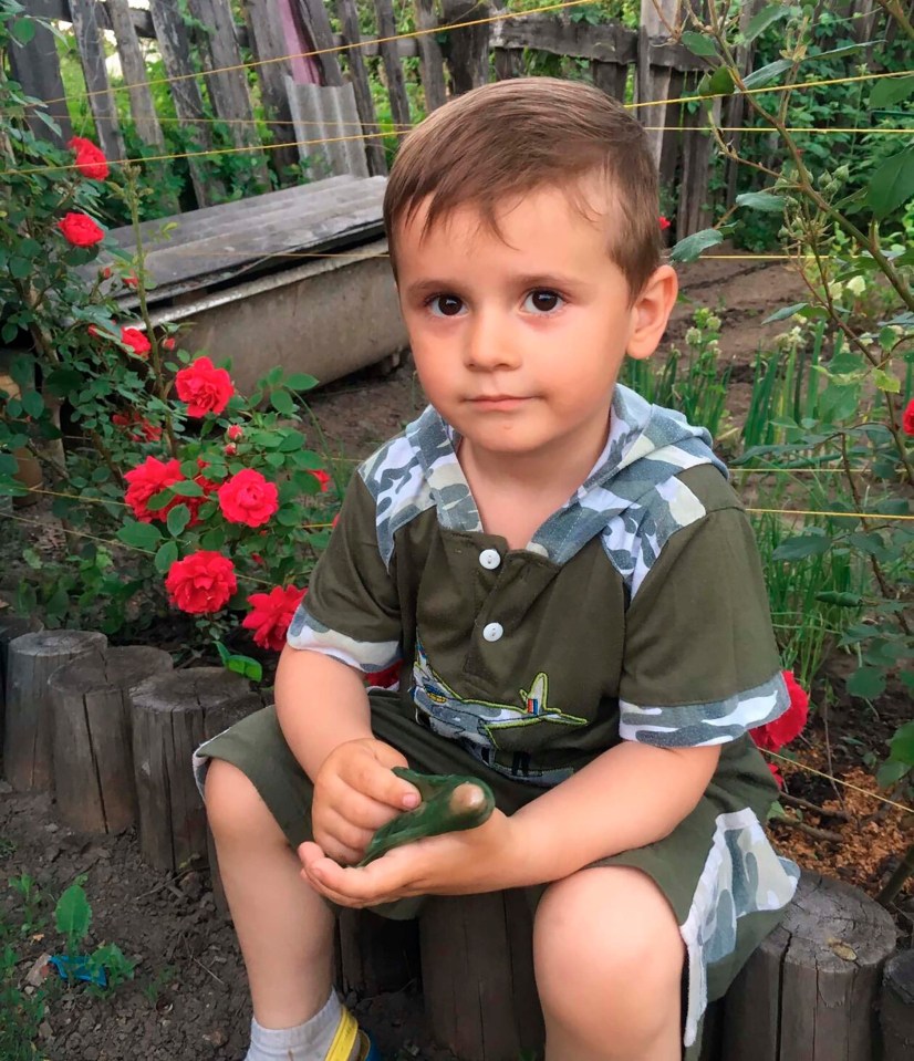 Five-year-old Vladik Shikhov was “ripped apart by a drone”