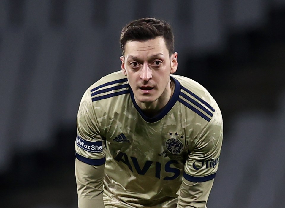 Mesut Ozil has led the backlash from players against the European Super League