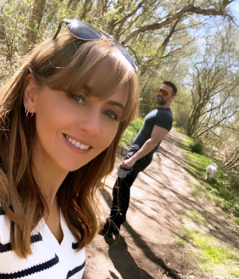 Samia Longchambon embraced the countryside on her day off