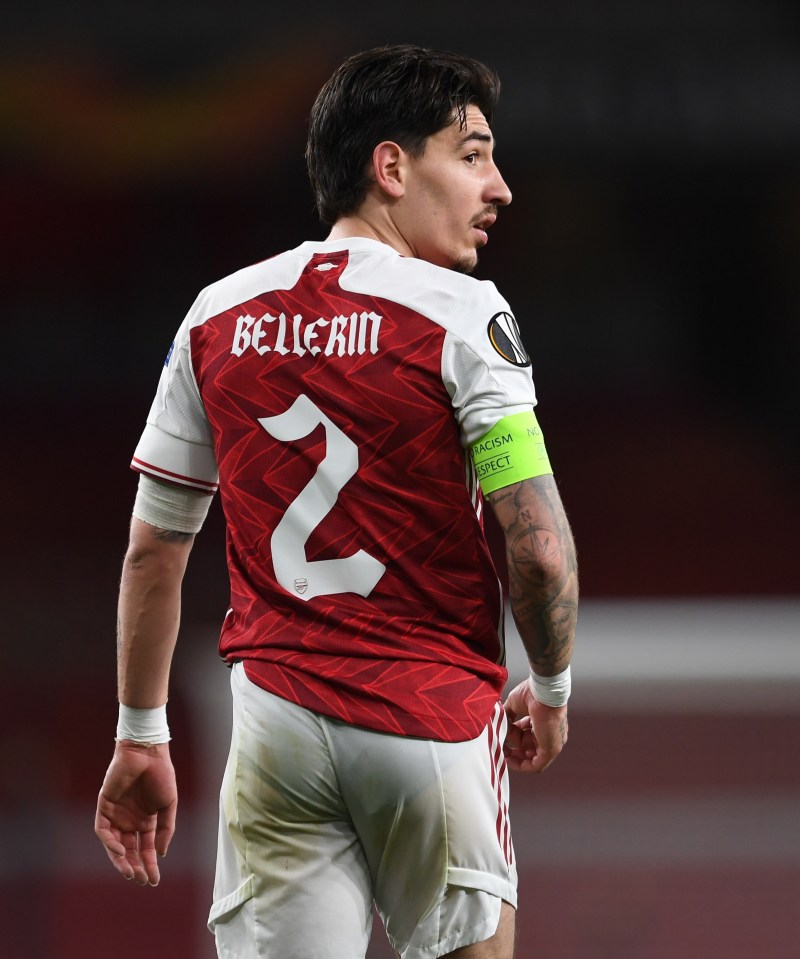 Hector Bellerin joined Arsenal in 2011 from Barcelona's academy