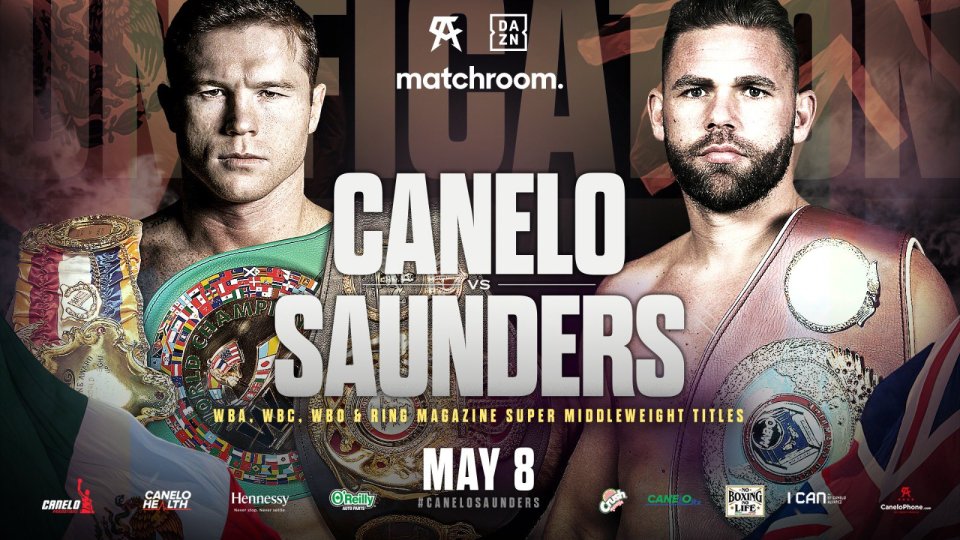 Billy Joe Saunders will throw down with Canelo Alvarez on May 8