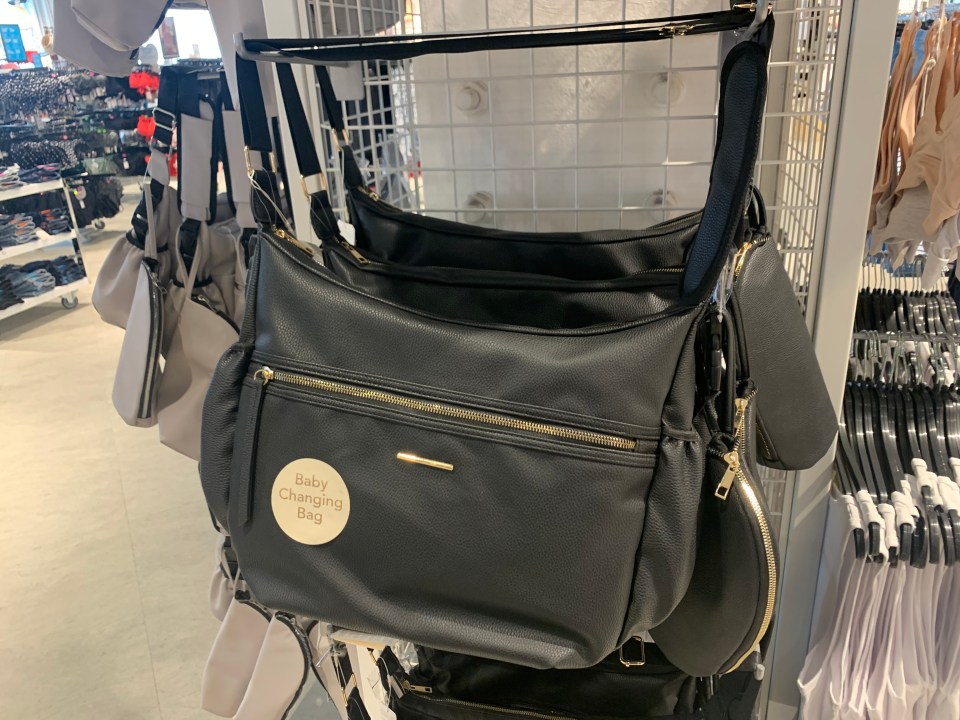 This baby changing bag costs £16