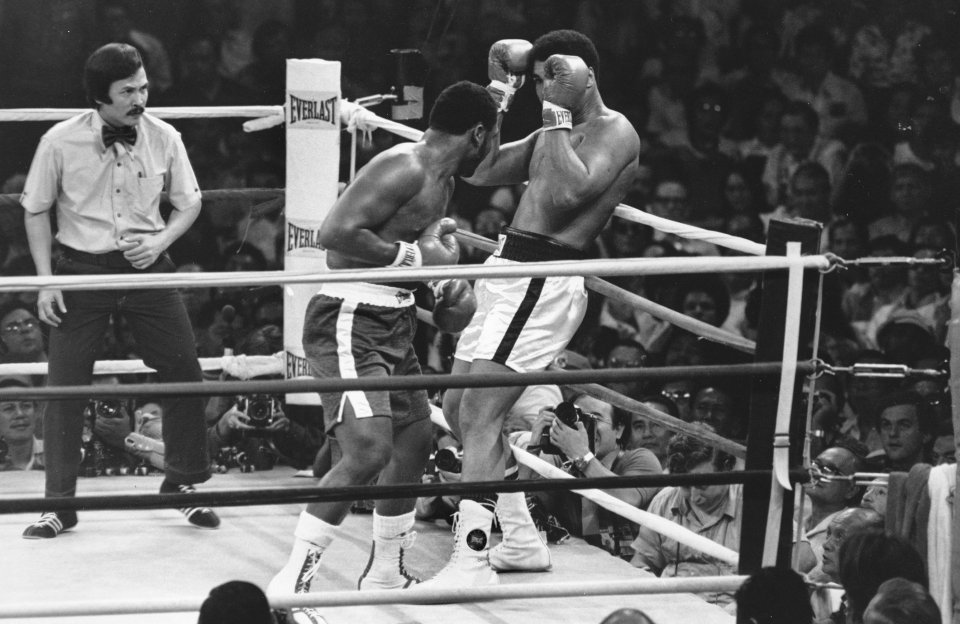 Muhammad Ali and Joe Frazier fought out a true thriller in 1975