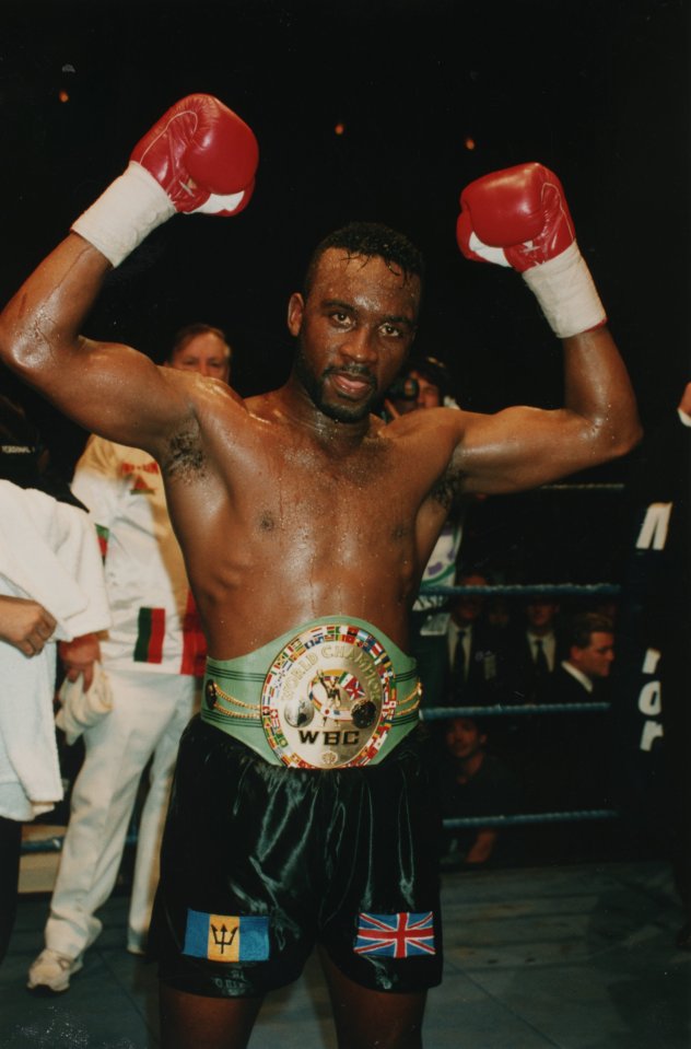 British boxing legend and former world champion Nigel Benn