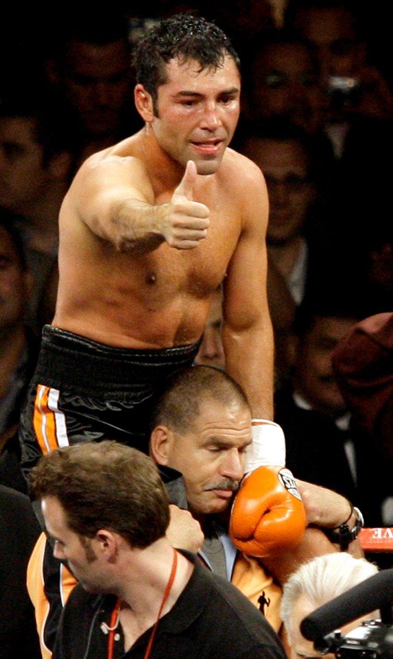 De La Hoya retired in 2008 following an illustrious career inside the ring