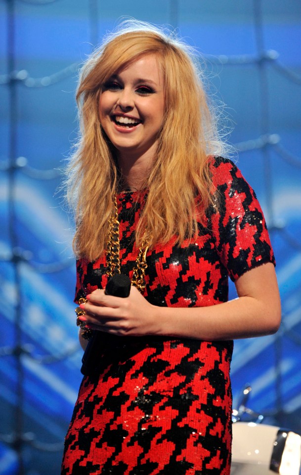 Diana Vickers seen here on The X Factor in 2008