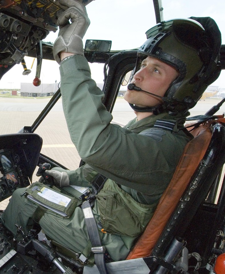 Prince William is no stranger to flight skills, having been a helicopter pilot for years