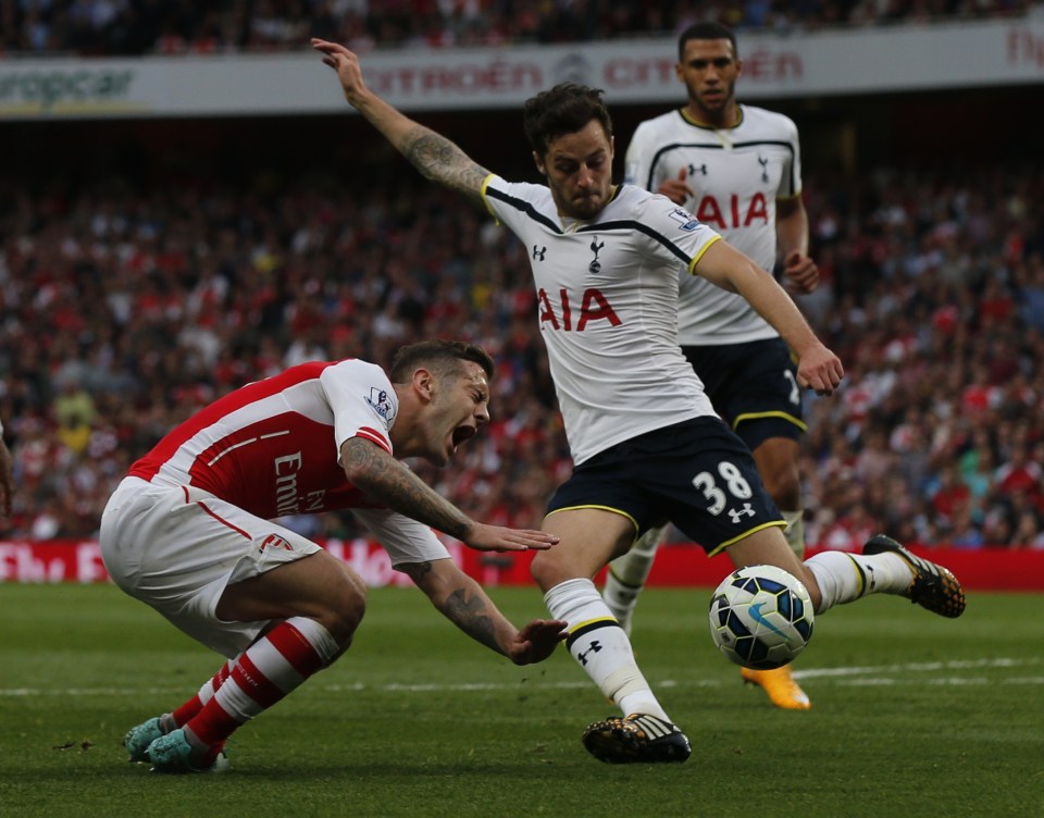 Mason put in a combative display against Arsenal in the North London derby