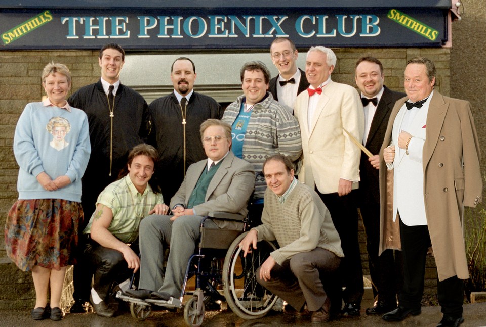 Paddy played bouncer Paddy O’Shea in Phoenix Nights