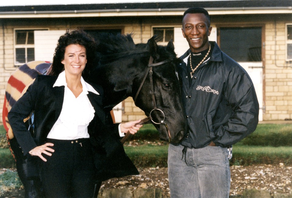 Shadow with his wife, Olivia King