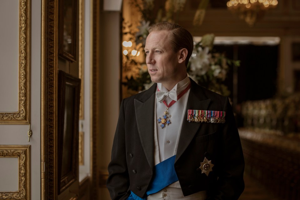 Tobias Menzies, pictured, and Matt Smith both showed The Duke of Edinburgh going through a series of scandals, many of which have been questioned