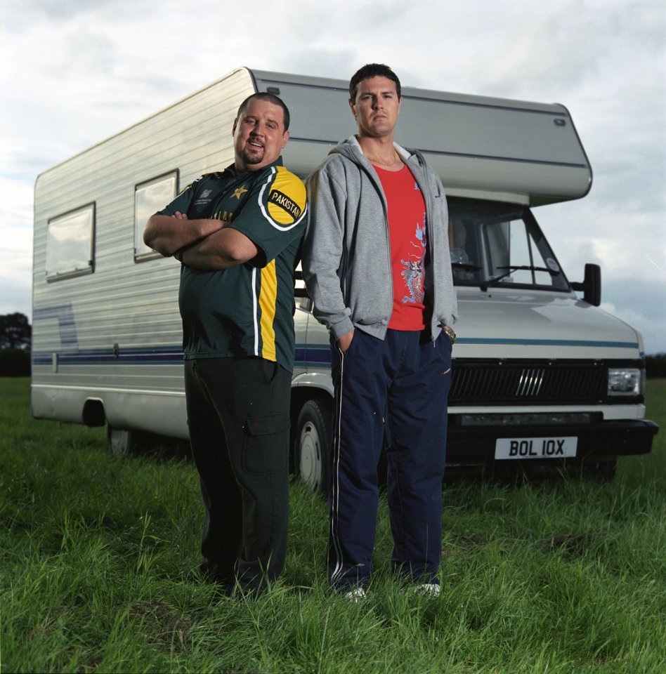 Paddy McGuiness and Peter Kay in the classic comedy hit Phoenix Nights