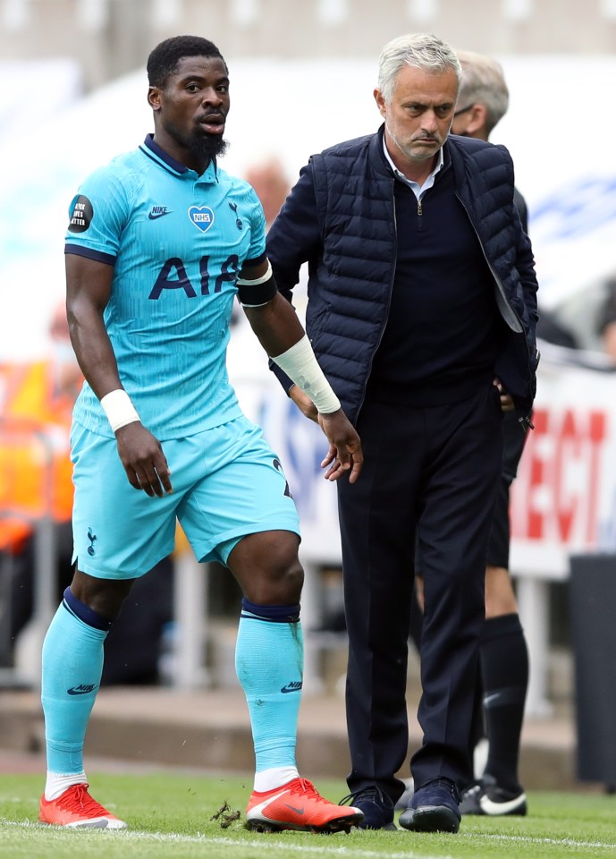 Serge Aurier had a fallout with the Portuguese manager