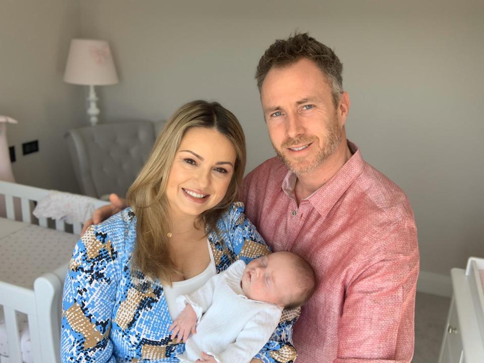 Ola and James' baby Ella was born in February last year - after a successful first round of IVF