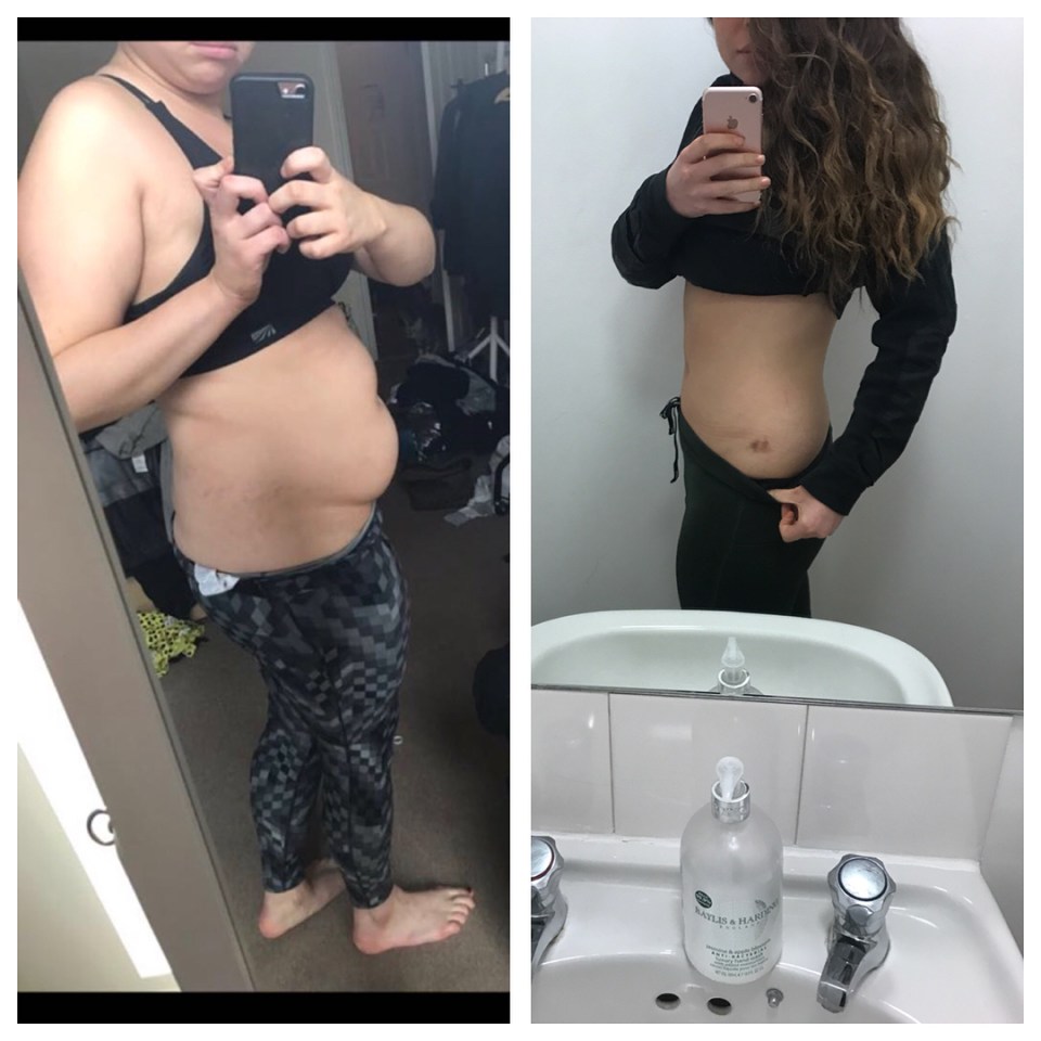 She has since been documenting her weight loss journey