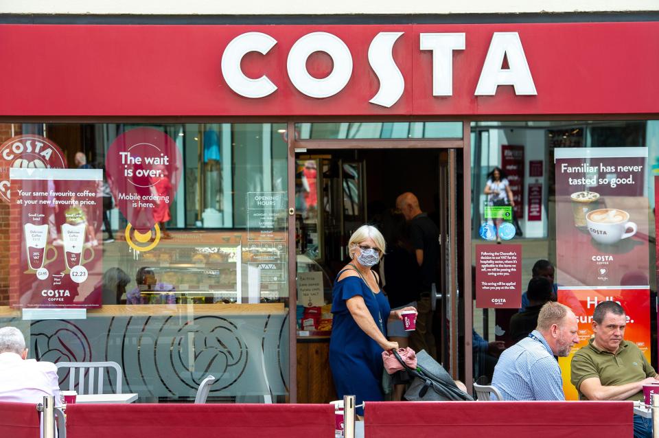 Costa Coffee fans can get any hot drink for just 50p on Tuesday, Wednesday and Thursday next week