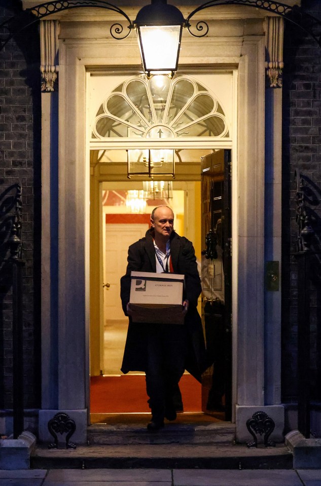 Dominic Cummings was forced out of No10 last November