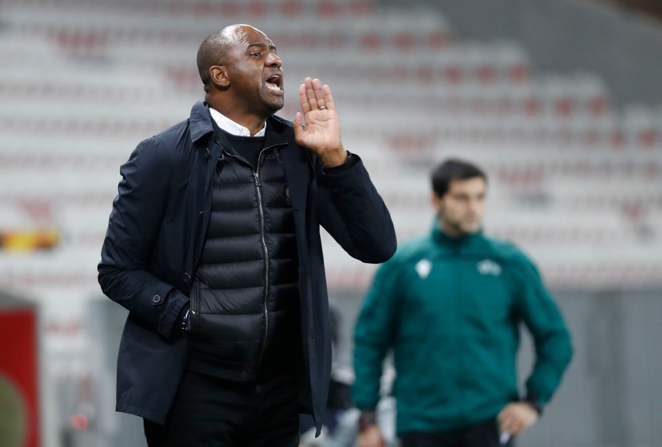 Patrick Vieira is on Crystal Palace's managerial shortlist