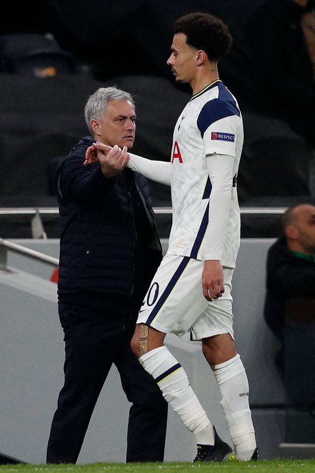 Dele Alli was frozen out by Mourinho, who felt the midfielder was a "lazy" trainer