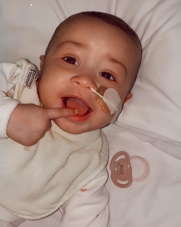 Azaylia was diagnosed with leukaemia at eight months old