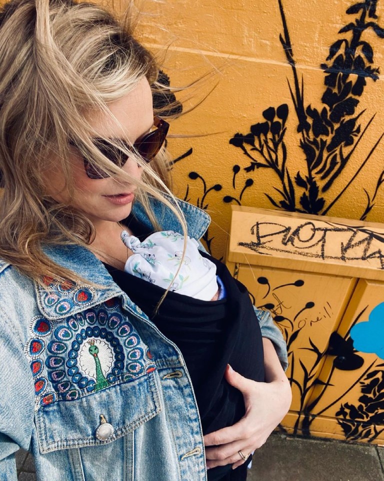 Laura Whitmore introduced her baby girl to the world