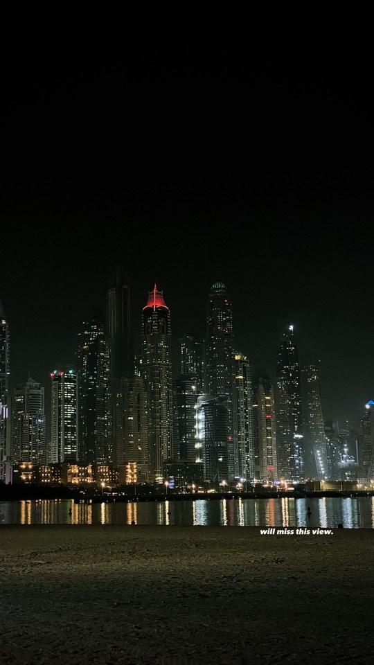 Gabby admitted that she'll miss the views that Dubai has to offer