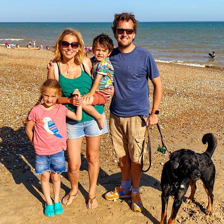 The TV star and Jon now have two children – and a dog – together