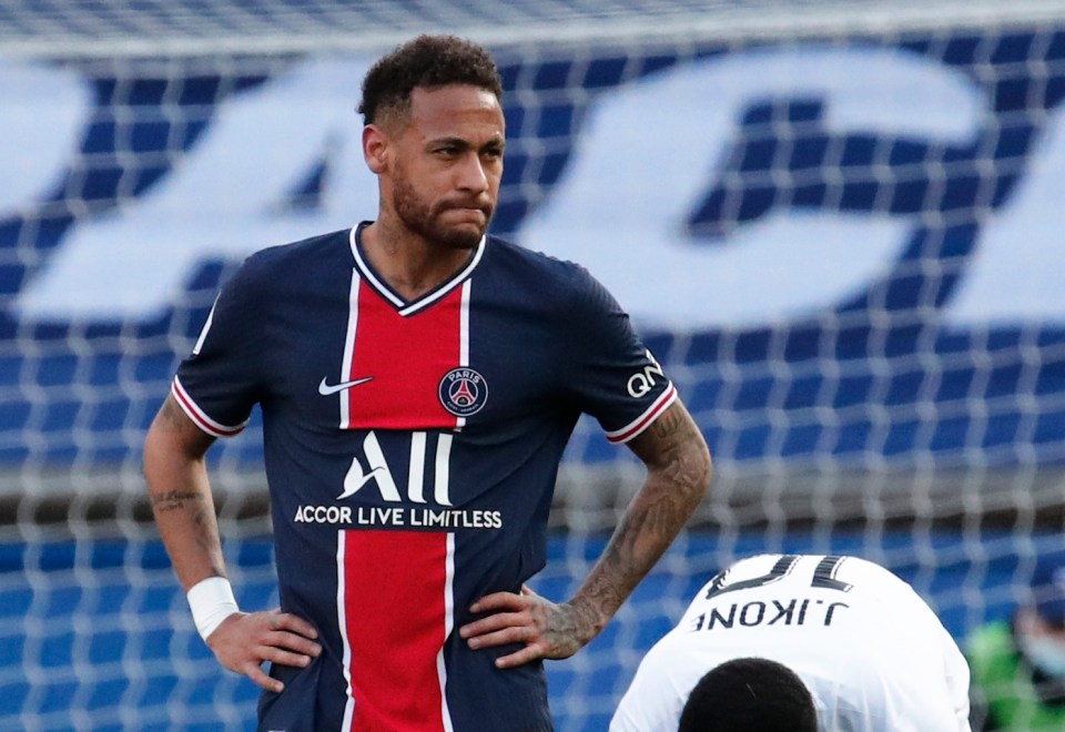 Neymar has put contracts talks over a new deal at Paris Saint-Germain on hold