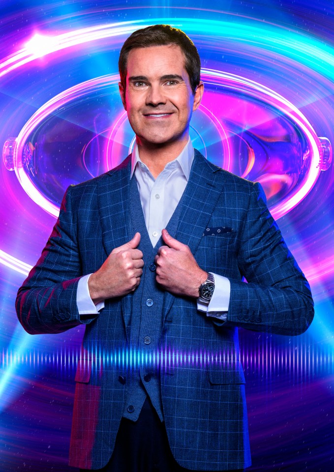 Jimmy Carr is one of three regular judges