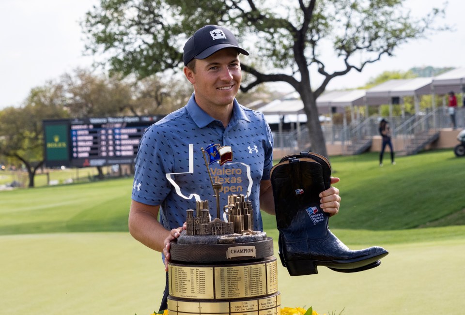 Spieth is delighted to finally get his hands on a trophy