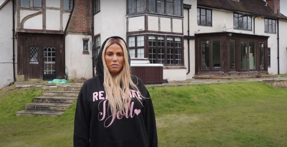 Katie Price is moving back into her Mucky Mansion