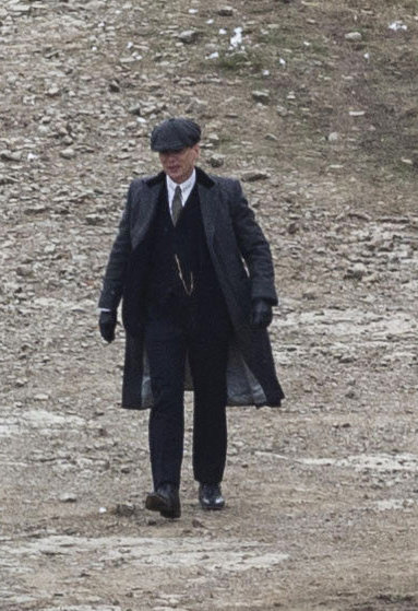 Cillian Murphy was seen filming in Lancashire as Tommy Shelby