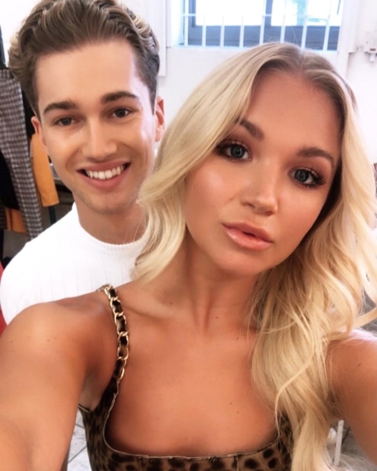 Abbie has been supported by her boyfriend of two years AJ Pritchard