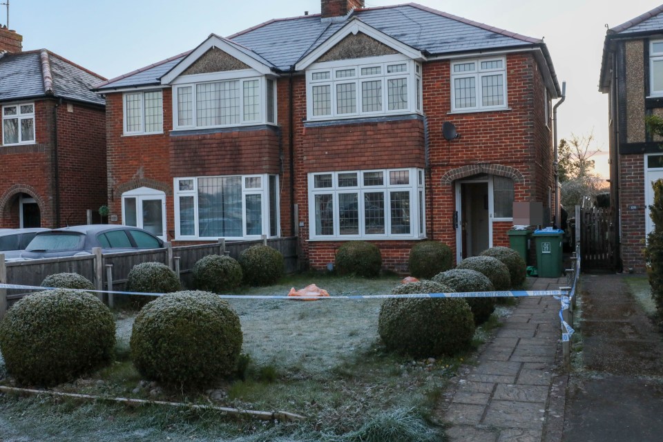 A large semi-detached house in Wendover, Buckinghamshire, was taped off after the alleged murder