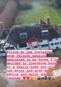 Katie plugged her new renovation Instagram