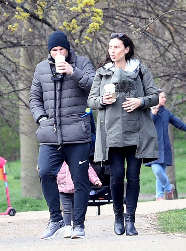 Christine and Frank Lampard enjoyed a family day out at the park