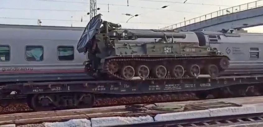 Russia’s 2S4 Tyulpan self-propelled mortars are reportedly capable of firing nuclear warheads 12 miles