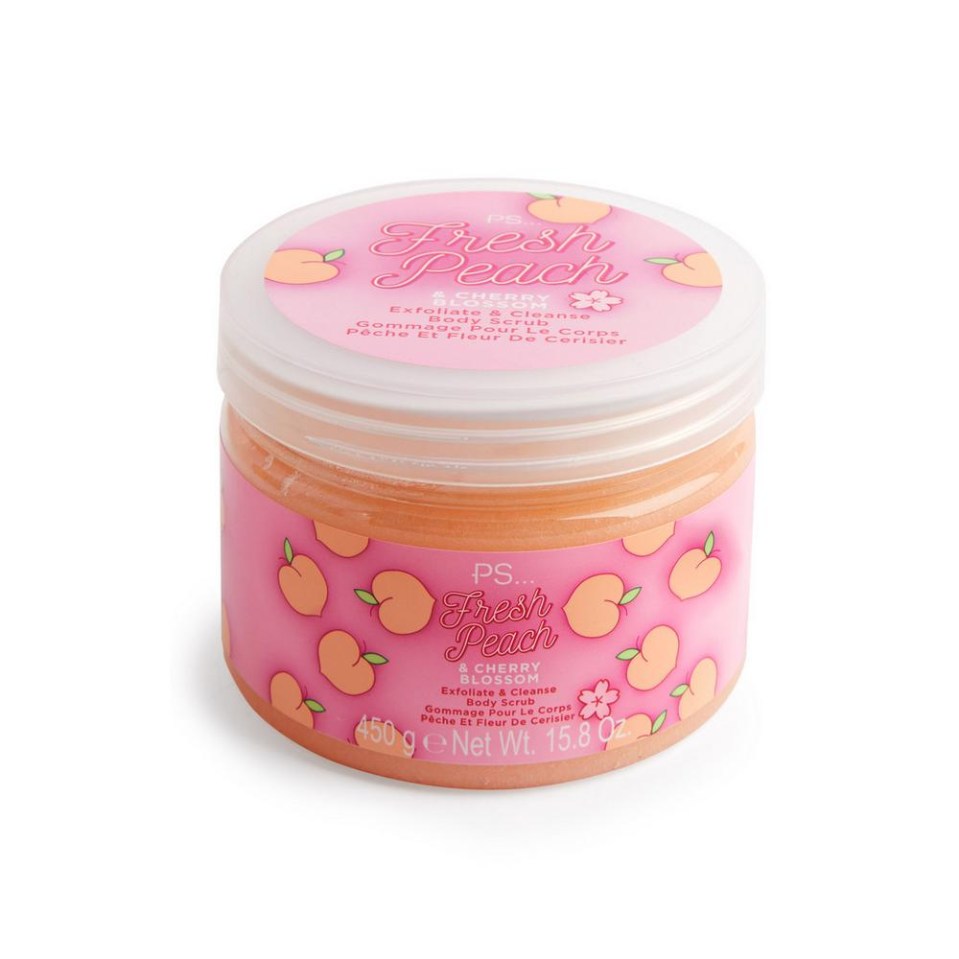 This huge tub of peach body scrub will only set you back £3.50