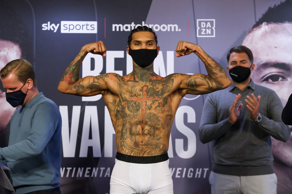 Conor Benn successfully makes the welterweight limit