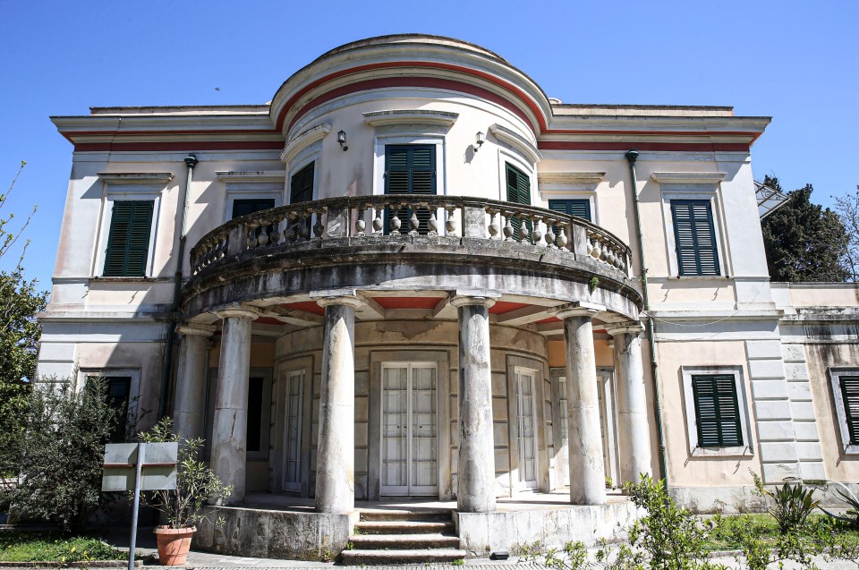 The Mon Repos house where the Duke of Edinburgh, was born on June 10, 1921 on the Greek island of Corfu