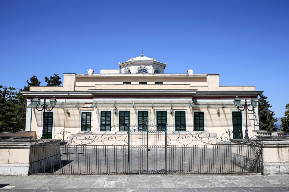 The royal was born on the Greek island of Corfu in this house to parents Princess Anne of Battenberg and Prince Andrew of Greece and Denmark