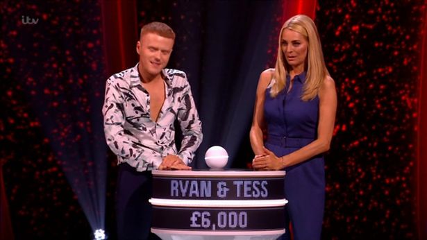 Tess Daly and contestant had to guess the secret talent of the guest