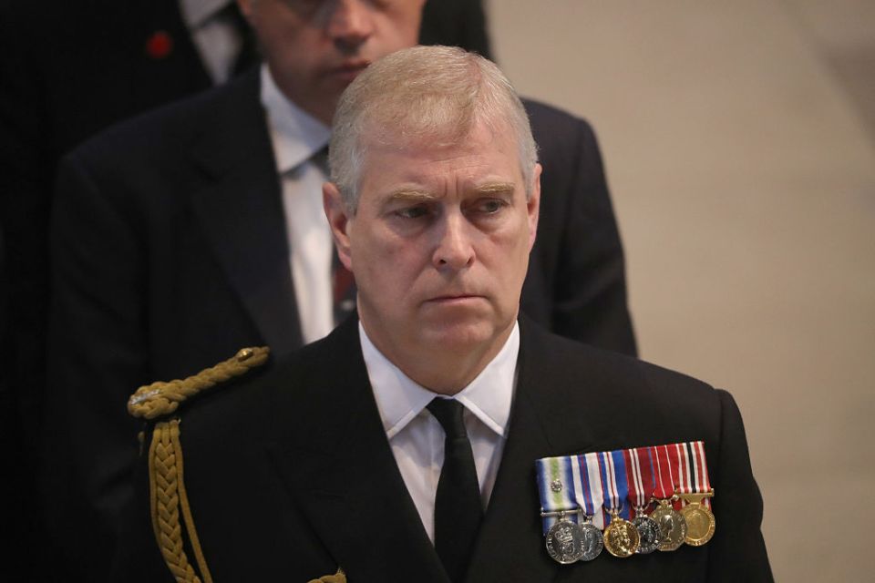 Prince Andrew will be at his father's funeral