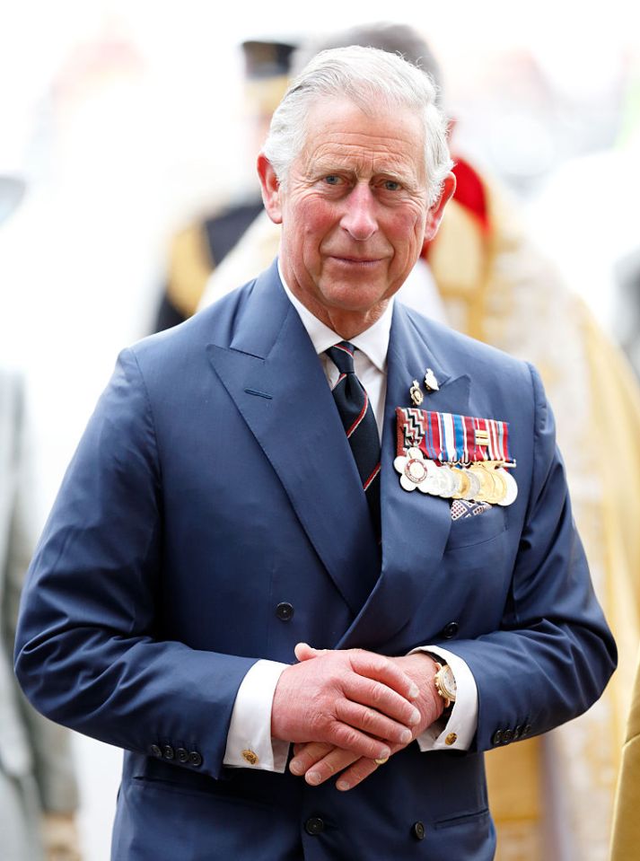 Prince Charles will lead the procession into St George's Chapel ahead of the service at 3pm