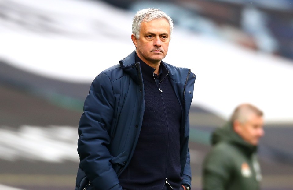 Jose Mourinho is feeling the pressure at Spurs