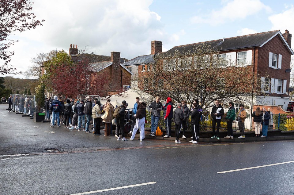 Punters waited two hours for tables at the Imperial Wetherspoons in Exeter